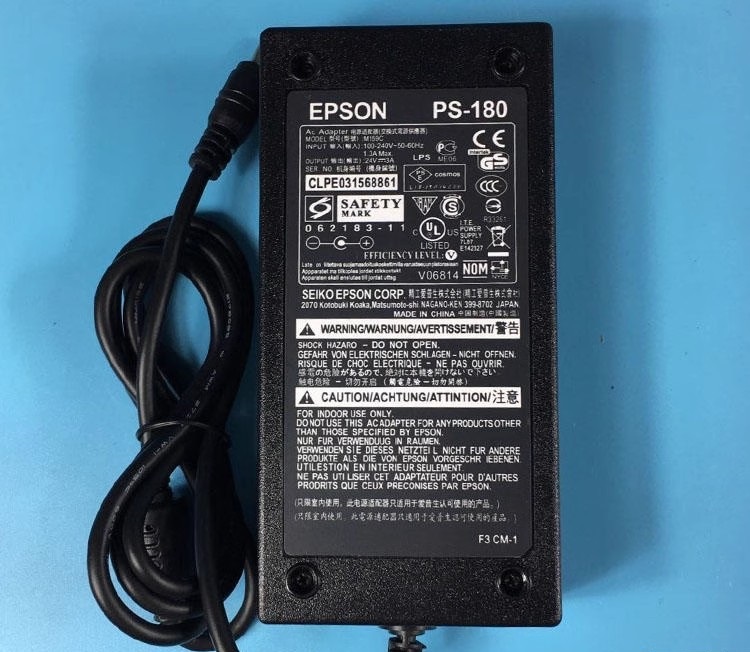 *Brand NEW*EPSON PS-180 M159C 24V 3A AC ADAPTRE TSC ttp-244pro 243 247 24V 2.5A Power Supply